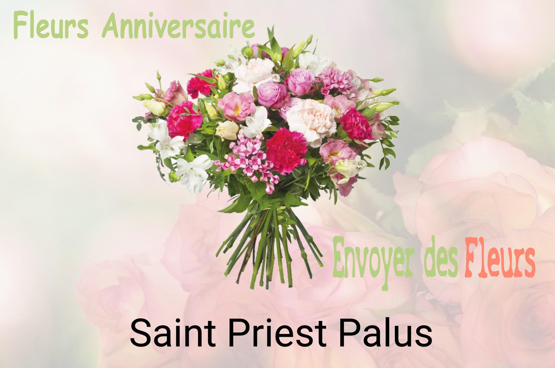 Bouquet de fleurs d’anniversaire livré à Saint-Priest-Palus